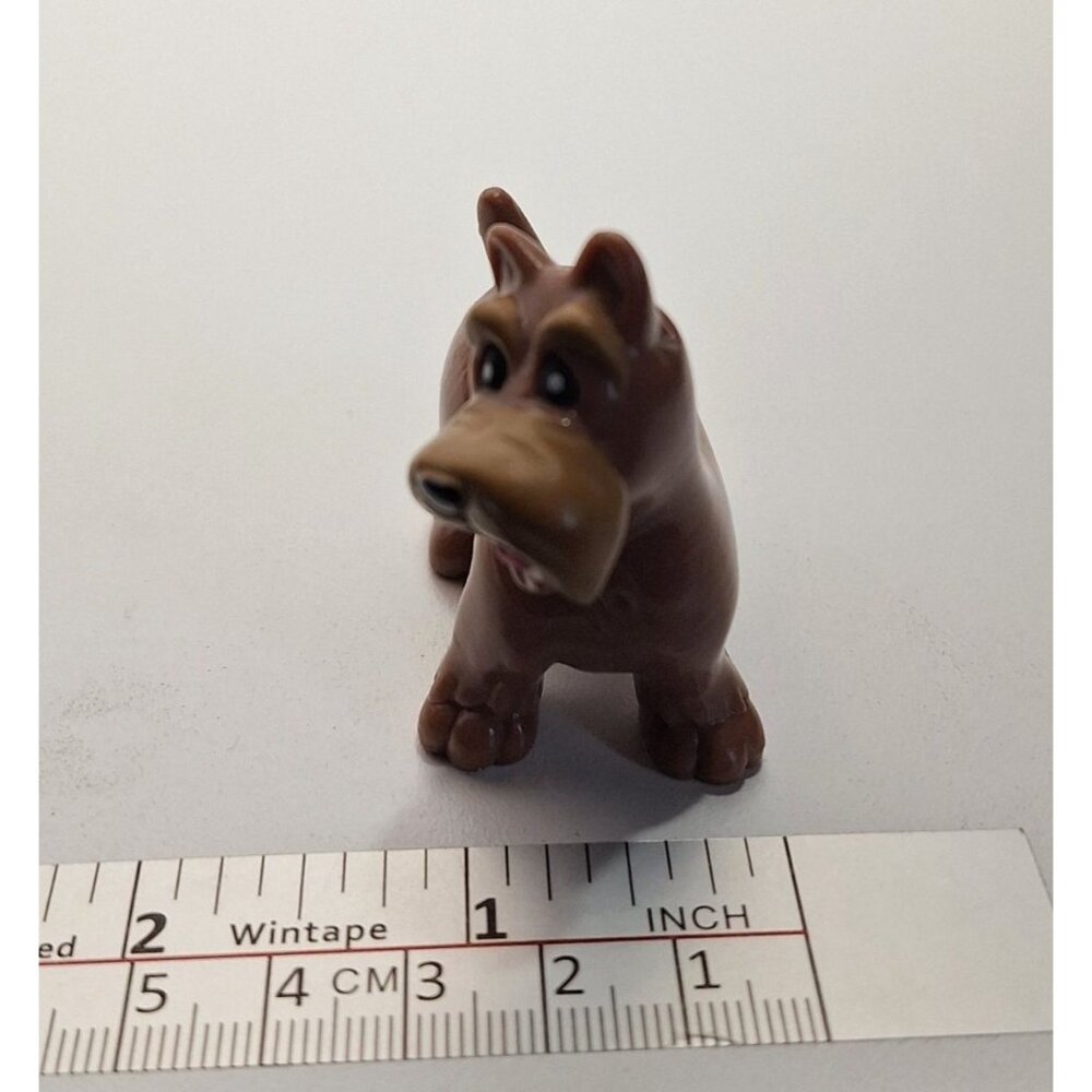 Little Tikes Brown Dog 2" Terrier Puppy Vintage Scottie Tan - Picture 12 of 14